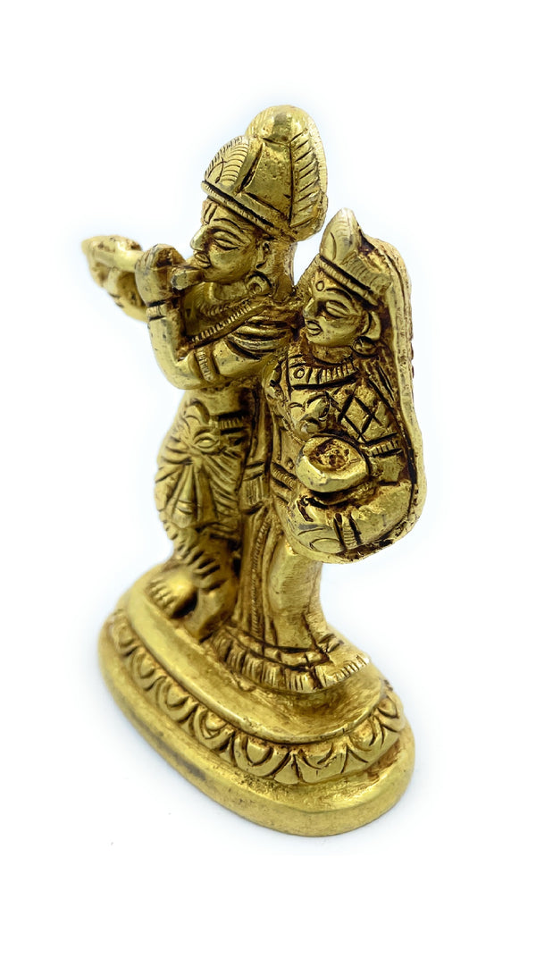 Ashtadhatu Standing Radha Krishna