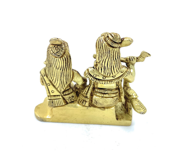 Ashtadhatu Radha Krishna with Peacock