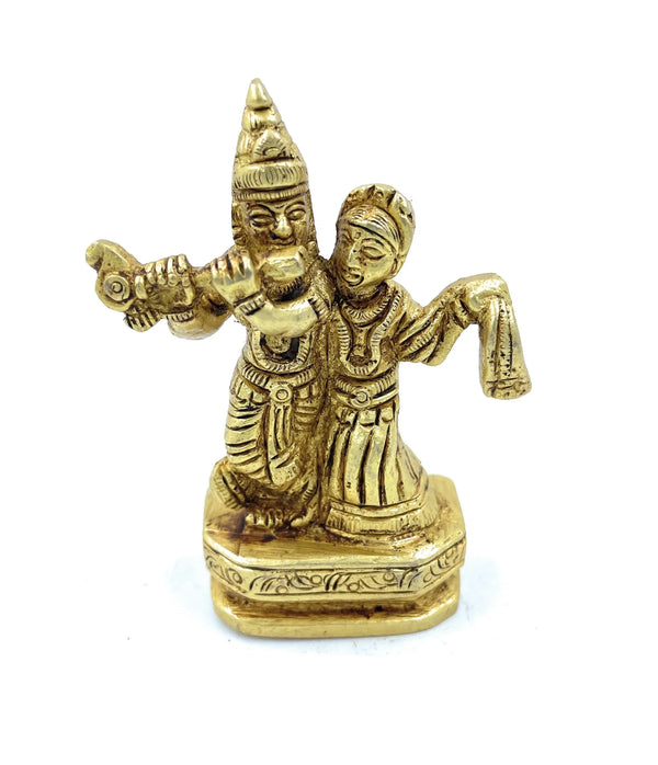 Ashtadhatu Radha Krishna Small-Idol - Achleshwar