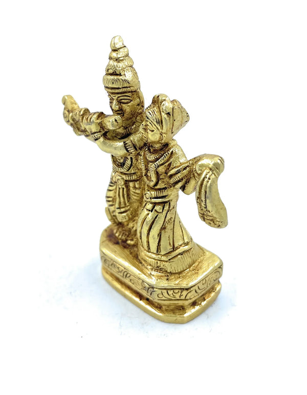 Ashtadhatu Radha Krishna Small-Idol - Achleshwar