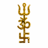 Om Trishul Trishakti Yantra for Home Positivity & Divine Protection – Achleshwar