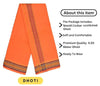 Pure Cotton Special Dhoti Orange Colour - Achleshwar