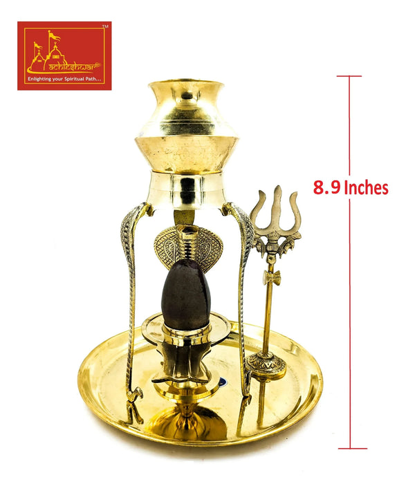 Ashtadhatu Shiv Abhishek Set (Size 4) - Achleshwar
