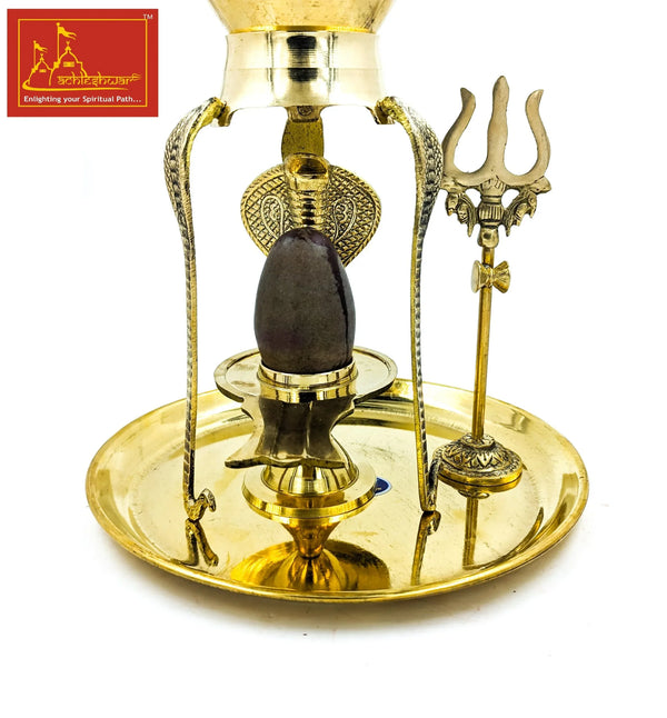Ashtadhatu Shiv Abhishek Set (Size 4) - Achleshwar