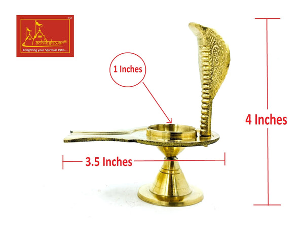 Ashtadhatu Shiv Abhishek Set (Size 3) - Achleshwar