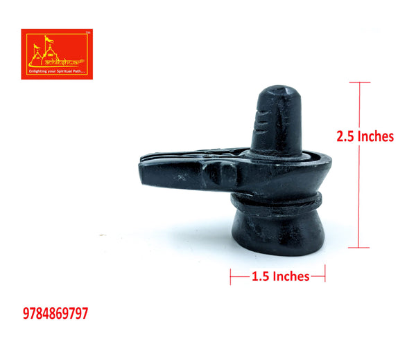 Shivling Black Marble