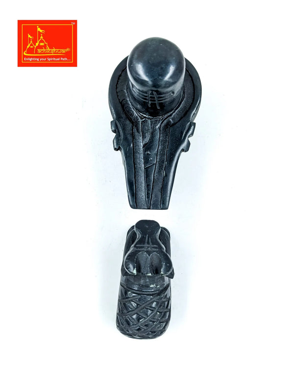 Marble Nandi & Shivling 3.5 inches - Achleshwar