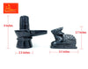 Black Nandi & Shivling Marble 4 inches