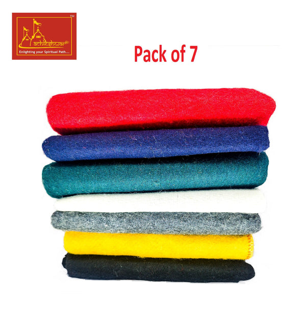 Woolen Pooja Aasan (Pack of 7)