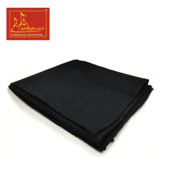 Black Woolen Pooja Aasan 4-pcs