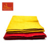 Red & Yellow Wollen Pooja Aasan