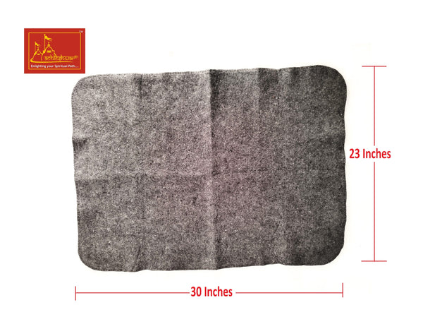 Gray Woolen Pooja Aasan 4-pcs