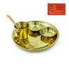 Laddu Gopal Brass Bhog Thali for Khana Ji Bhog - Achleshwar