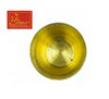 Round brass bhog thali, top view