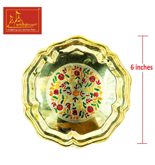 Meenakari Ladoo Gopal Bhog Thali - Achleshwar