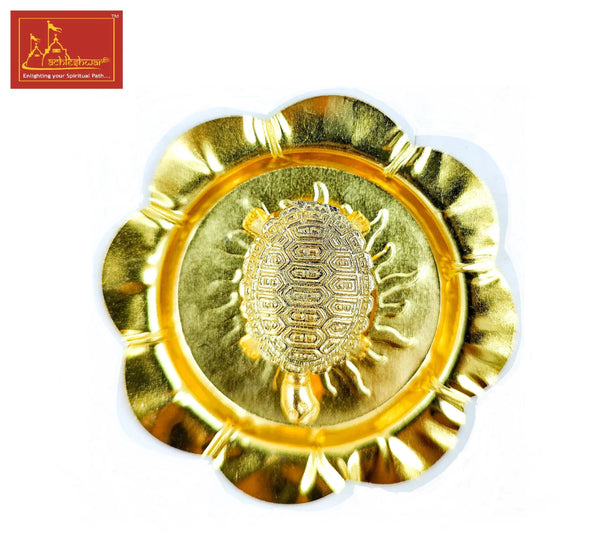 Turtle with Plate Ashtadhatu Small Heavy Quality - Achleshwar