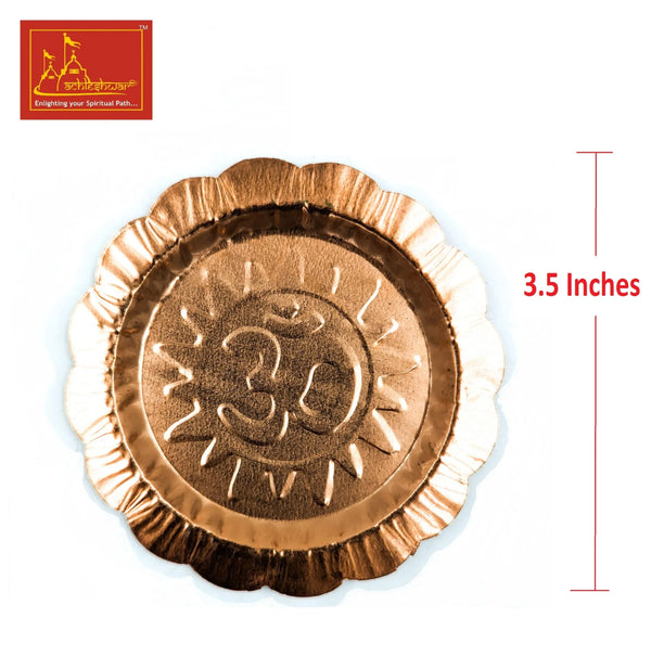 Turtle with Plate Copper Big - Achleshwar