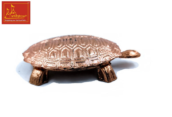Turtle with Plate Copper Big - Achleshwar
