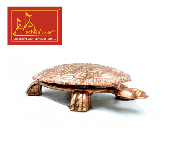 Turtle with Plate Copper Big - Achleshwar