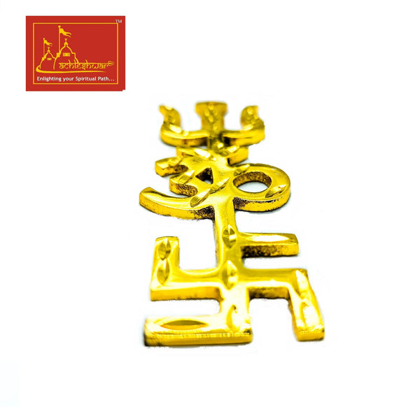 Trishakti / Trishul Swastik Om Ashtadhatu - Achleshwar