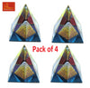 Crystal Pyramid Color Medium 4-Pcs