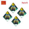Crystal Pyramid Color Big 4-Pcs - Achleshwar