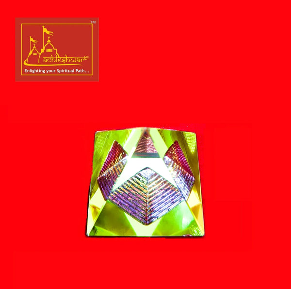 Crystal Pyramid Color Big - Achleshwar