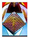 Crystal Pyramid Color Big 4-Pcs - Achleshwar