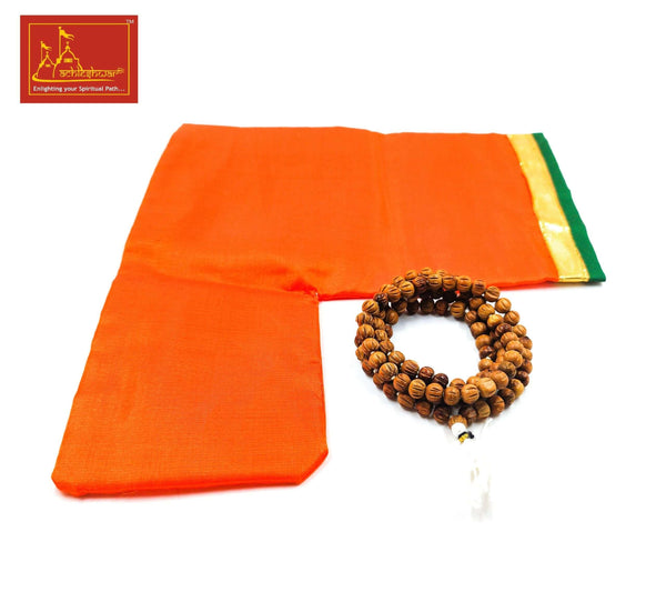 White Sandalwood Mala (108+1) with Goumukhi - Achleshwar