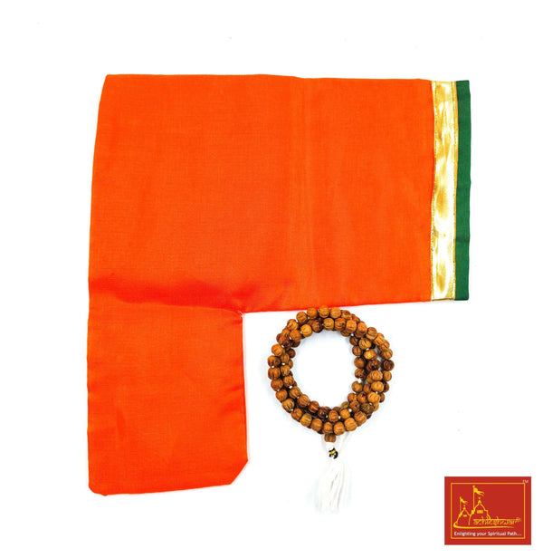 White Sandalwood Mala (108+1) with Goumukhi