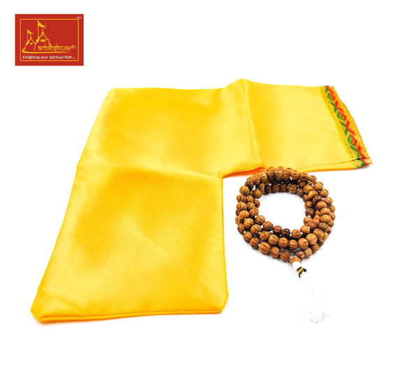 White Sandalwood Mala (108+1) with Goumukhi