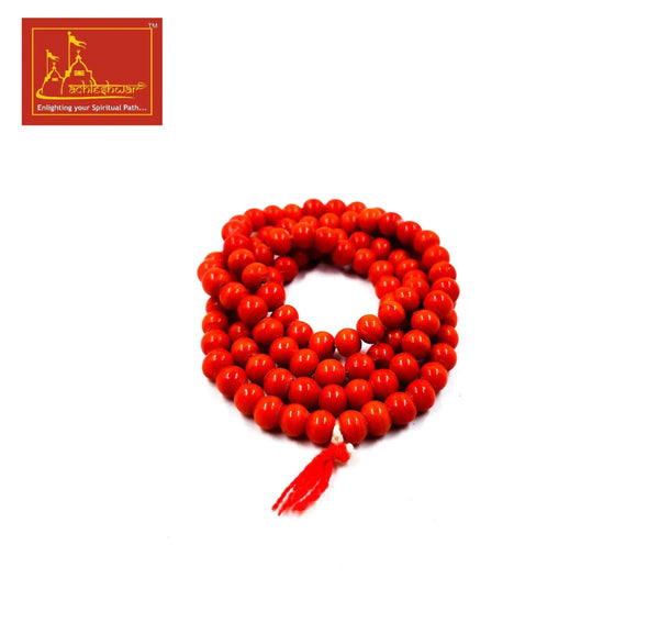 Orange Munga Mala - Achleshwar