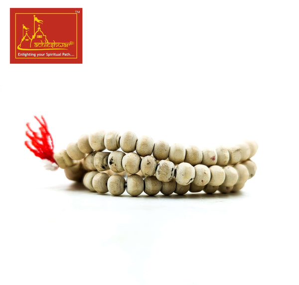 White Tulsi Mala Small (108+1)