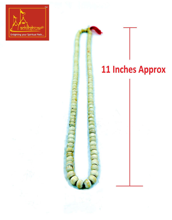 White Tulsi Mala Small (108+1)