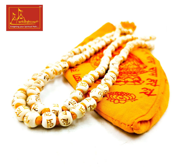 Ram Written Tulsi Mala Big (108+1) with Goumukhi