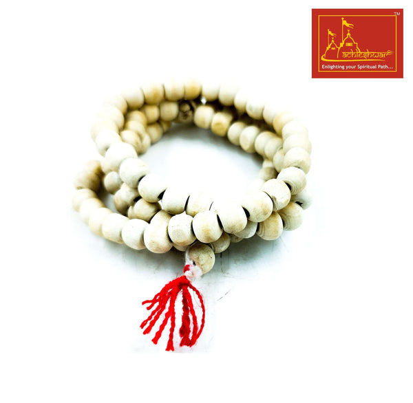 White Tulsi Mala (108+1)