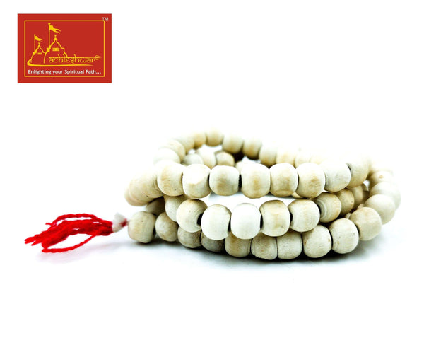 White Tulsi Mala (108+1)