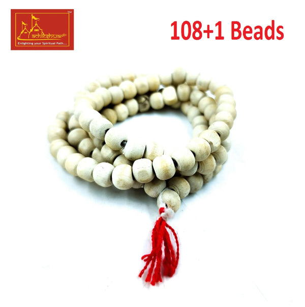 White Tulsi Mala (108+1) - Achleshwar