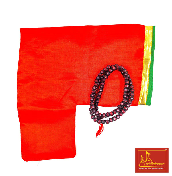 Lal Chandan Mala (108+1) with Goumukhi