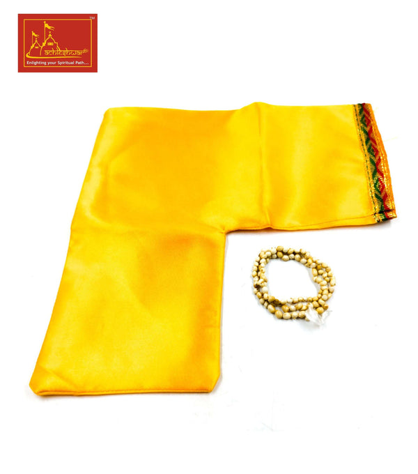 Gunja / Rati Mala White Color with Goumukhi