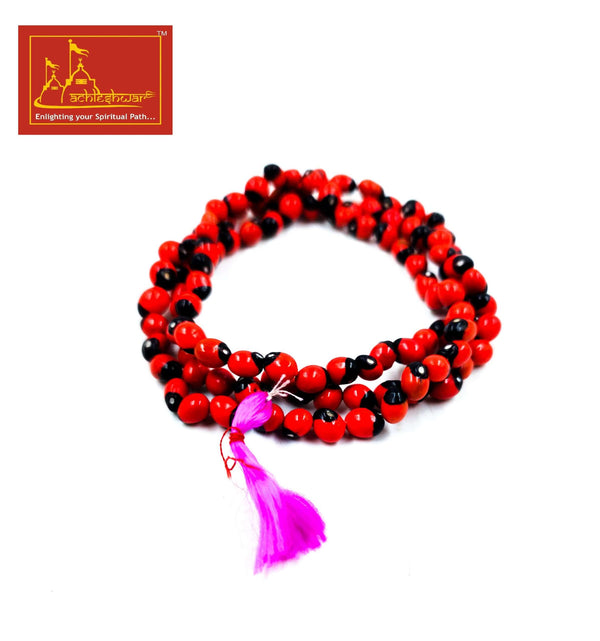Gunja Mala Red & Black Color with Goumukhi