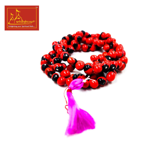 Gunja Mala Red & Black Color with Goumukhi