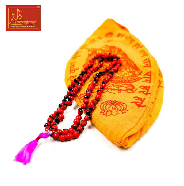 Gunja Mala Red & Black Color with Goumukhi