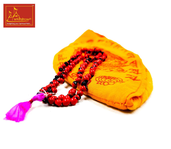 Gunja Mala Red & Black Color with Goumukhi