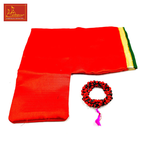 Gunja Mala Red & Black Color with Goumukhi