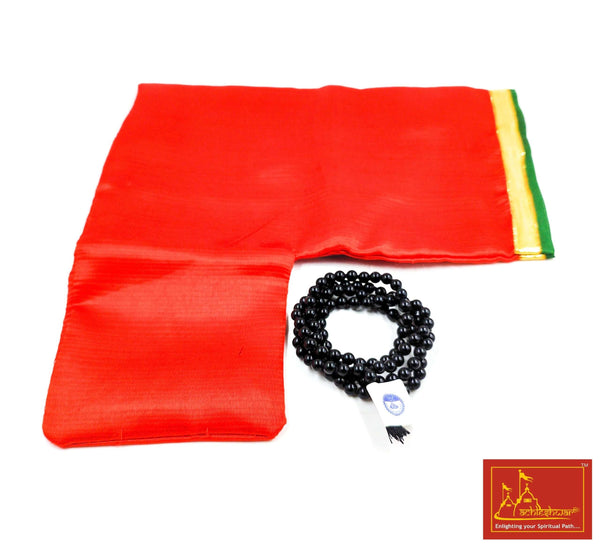 Black Hakik Mala with Goumukhi