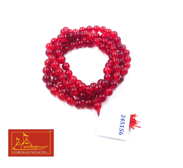 Red Hakik Mala (108+1) - Achleshwar