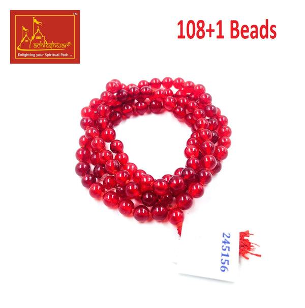 Red Hakik Mala with Goumukhi