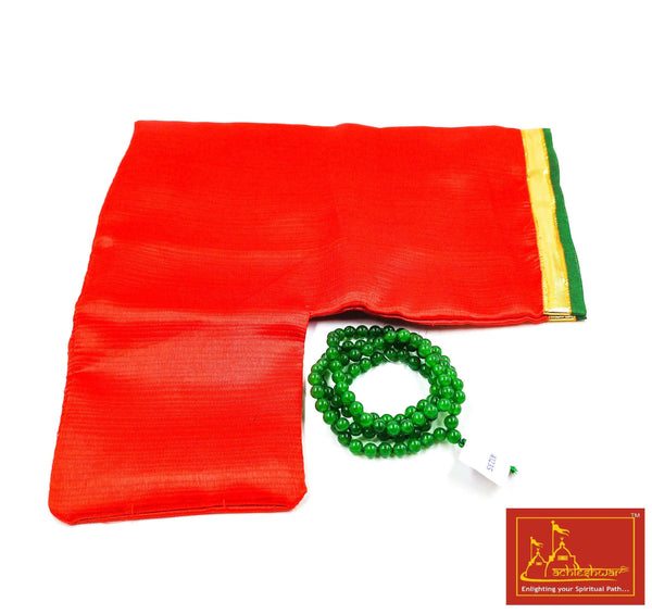 Green Hakik Mala with Goumukhi