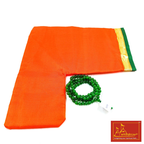 Green Hakik Mala with Goumukhi